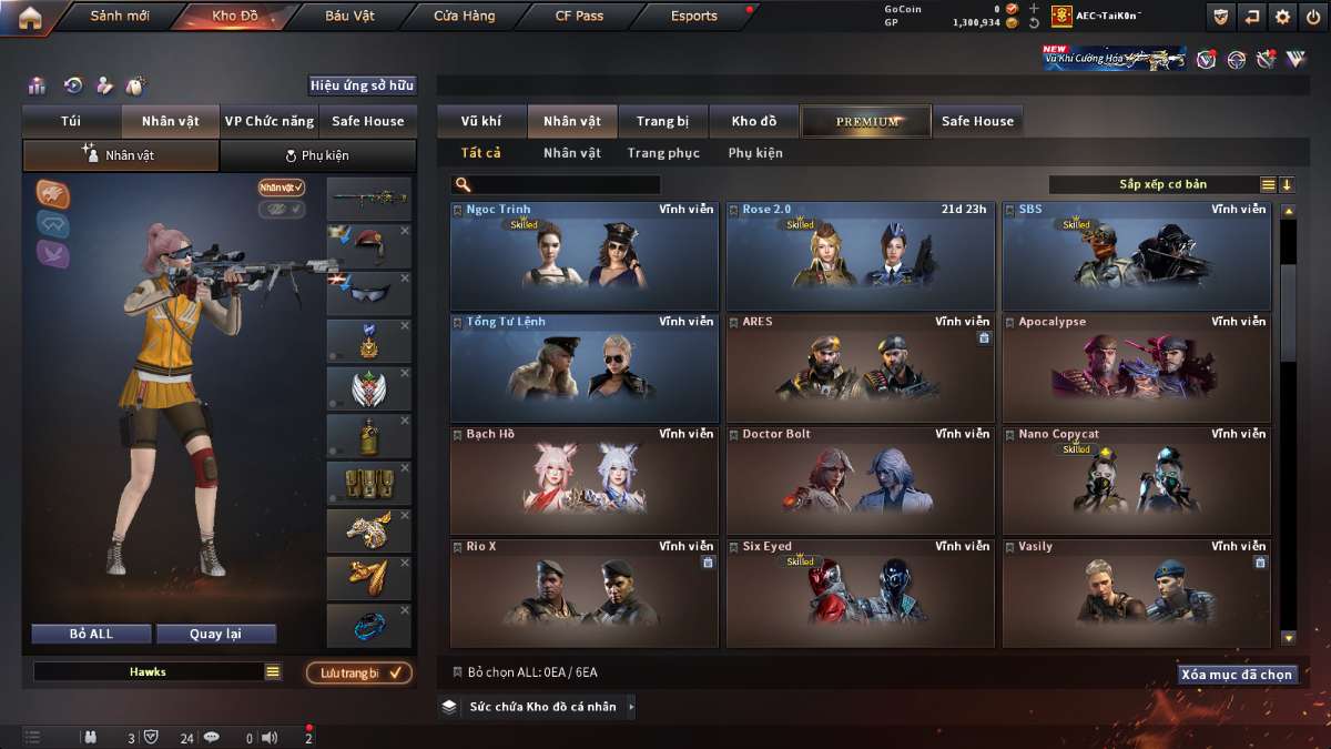shop acc cf uy tin gia re